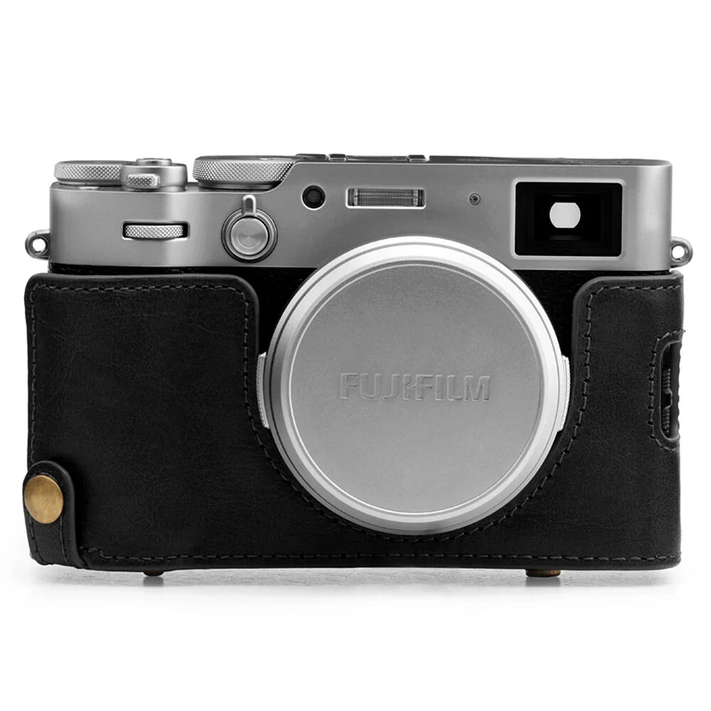 MegaGear Ever Ready Top Grain Leather Camera Case for FUJIFILM X100V (Black) - Image 6