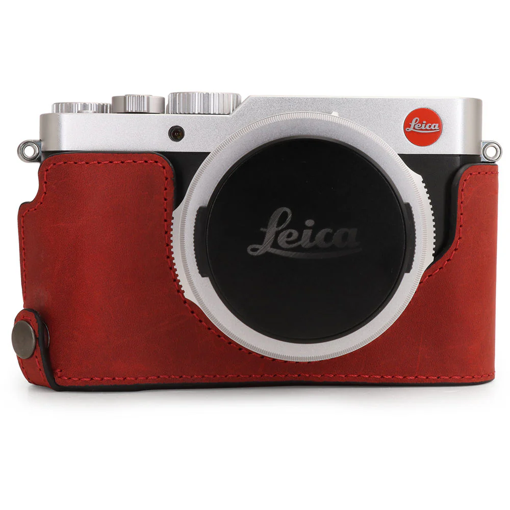 MegaGear Leica D-Lux 7 Ever Ready Genuine Leather Camera Full Case (Red) - Image 3