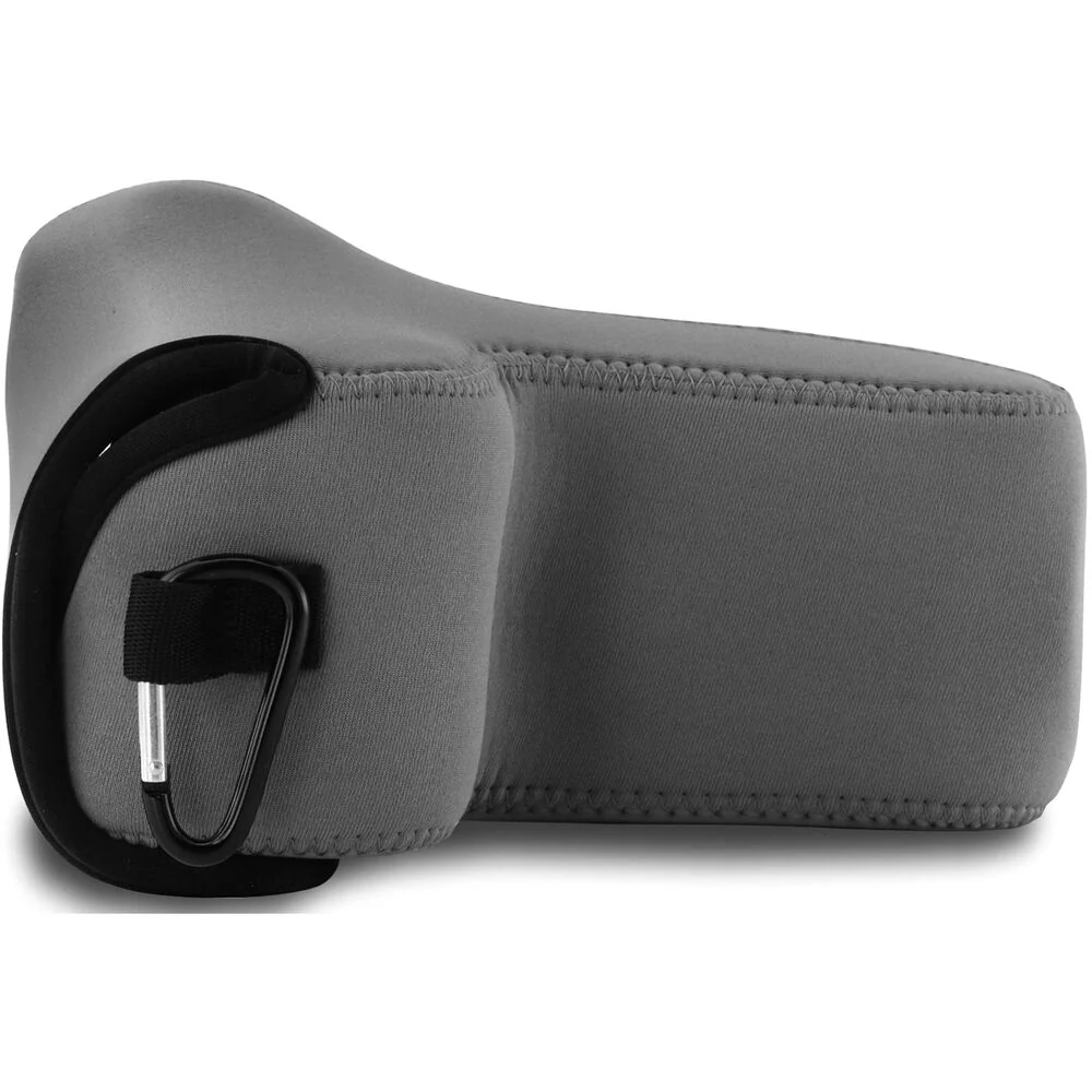 MegaGear Ultralight Neoprene Case for Nikon Z 50 with 50-250mm Lens (Gray) - Image 4