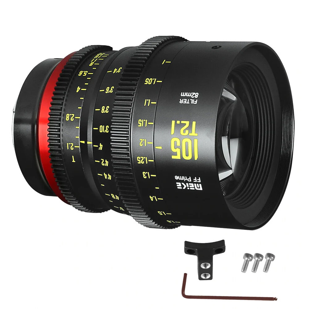 Meike FF-Prime Cine 105mm T2.1 Lens (L&nbsp;Mount, Feet/Meters) - Image 4