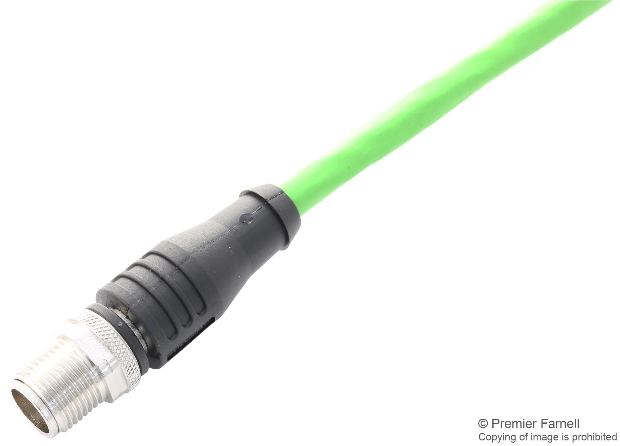 METZ CONNECT 142M2X12020 Sensor Cable, X-Code, Cat6a, M12 Plug, M12 Receptacle, 8 Positions, 2 m, 6.6 ft - Image 3