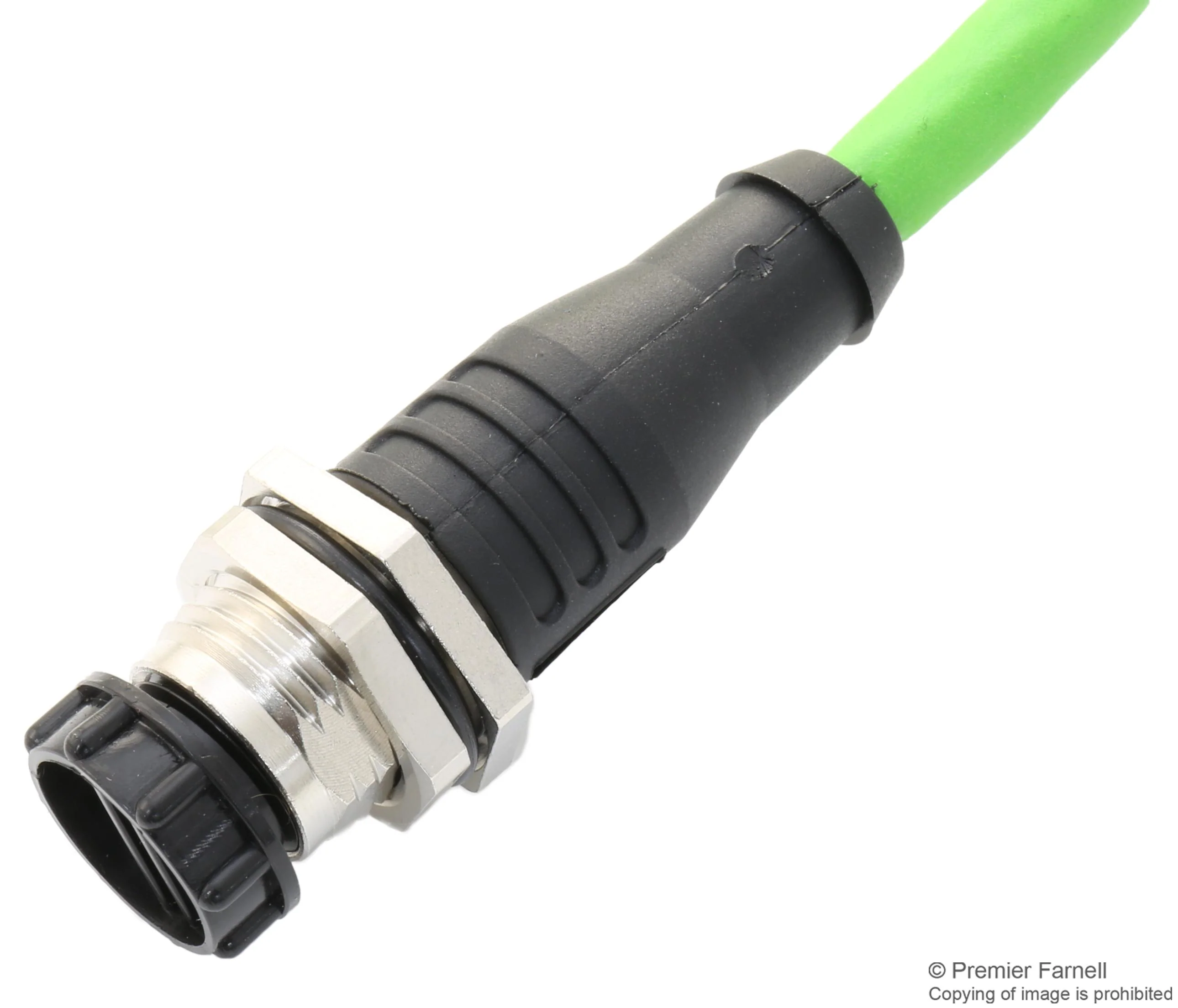 METZ CONNECT 142M2X25010 Sensor Cable, X-Code, Cat6, RJ45 Plug, M12 Receptacle, 8 Positions, 1 m, 3.28 ft - Image 3