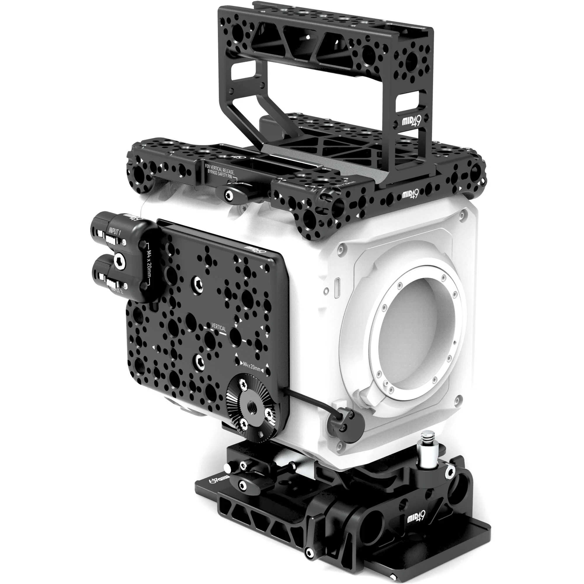 MID49 Base Kit with Audio Breakout Bundle for Blackmagic PYXIS - Image 2