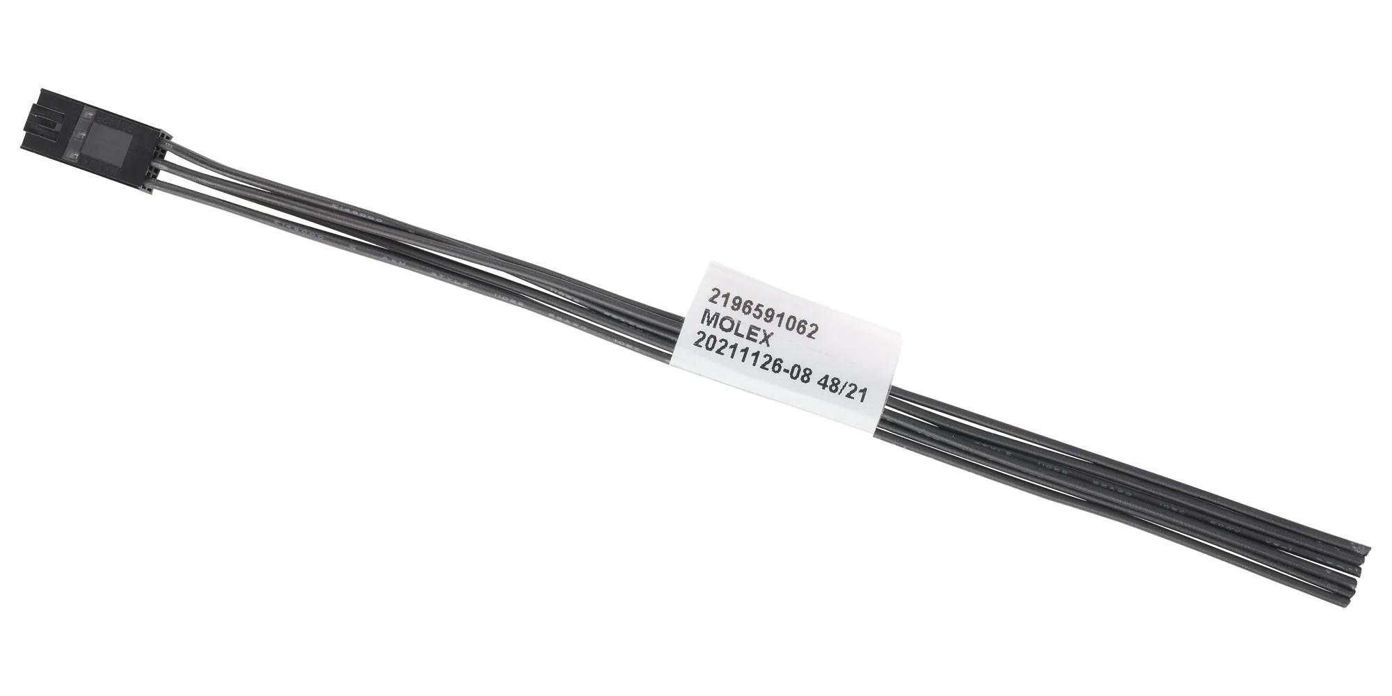Molex 219659-1062 Cable Assembly C-Grid III Receptacle to Free End 6 Ways 2.54 mm 2 Row 150 5.9 " - Image 4