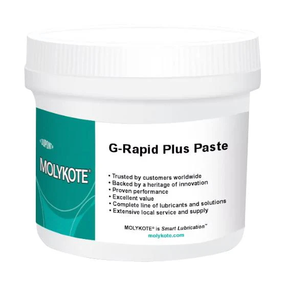 MOLYKOTE MOLYKOTE G-RAPID PLUS, 50G Anti-Seize Paste, NLGI Grade 2, -35 °C to 450 °C, Tube, 50g