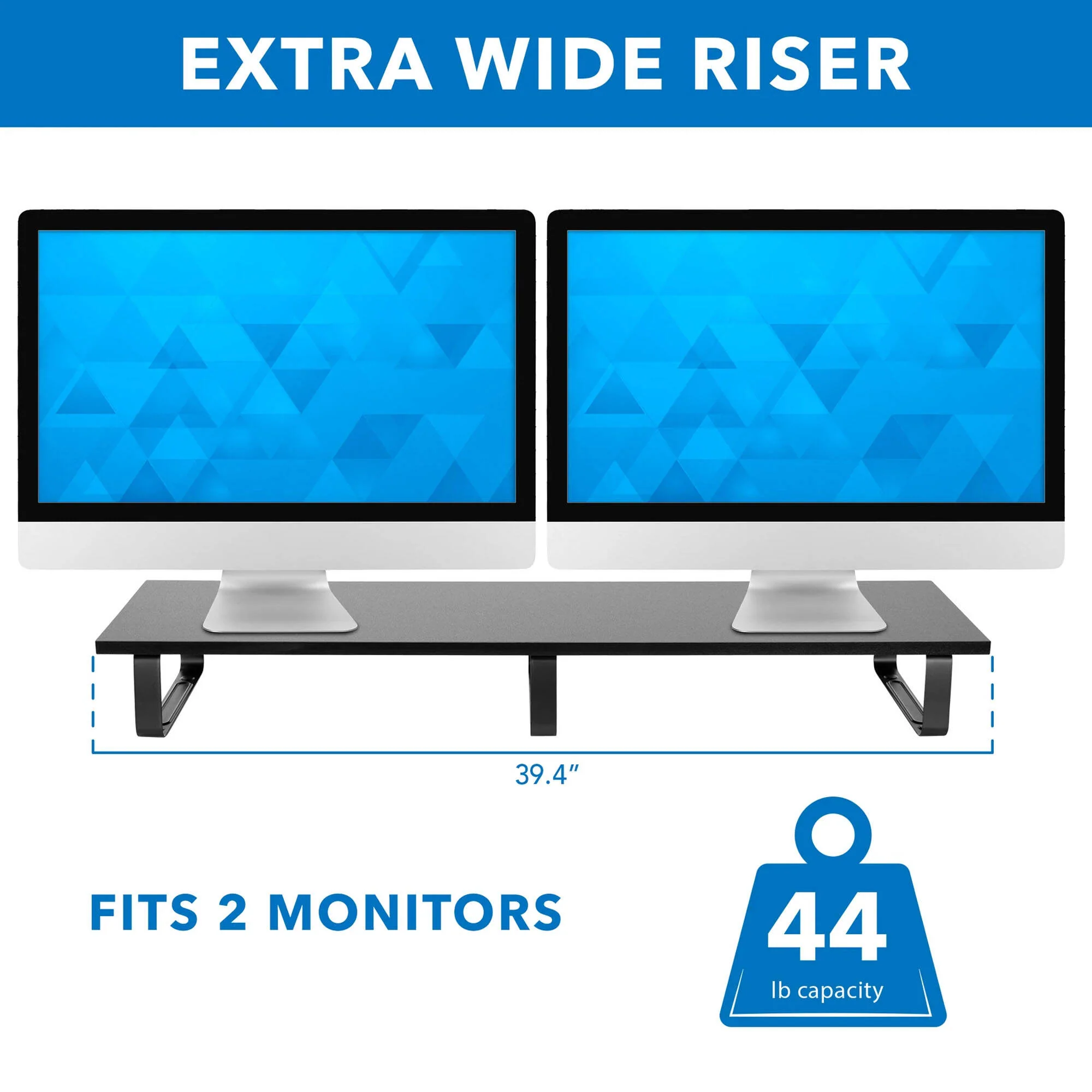 Mount-It! Dual Monitor Desktop Riser Stand - Image 4