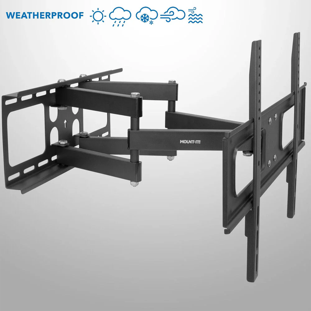 Mount-It! MI-396 Full-Motion Outdoor TV Wall Mount for 37 to 80" Displays - Image 3