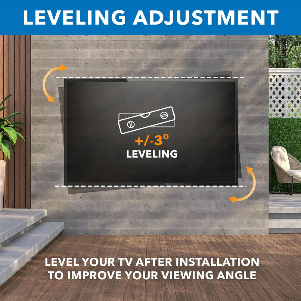 Mount-It! MI-396 Full-Motion Outdoor TV Wall Mount for 37 to 80" Displays - Image 7