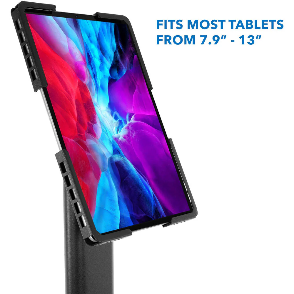 Mount-It! Universal Tablet Floor Kiosk (Black) - Image 2