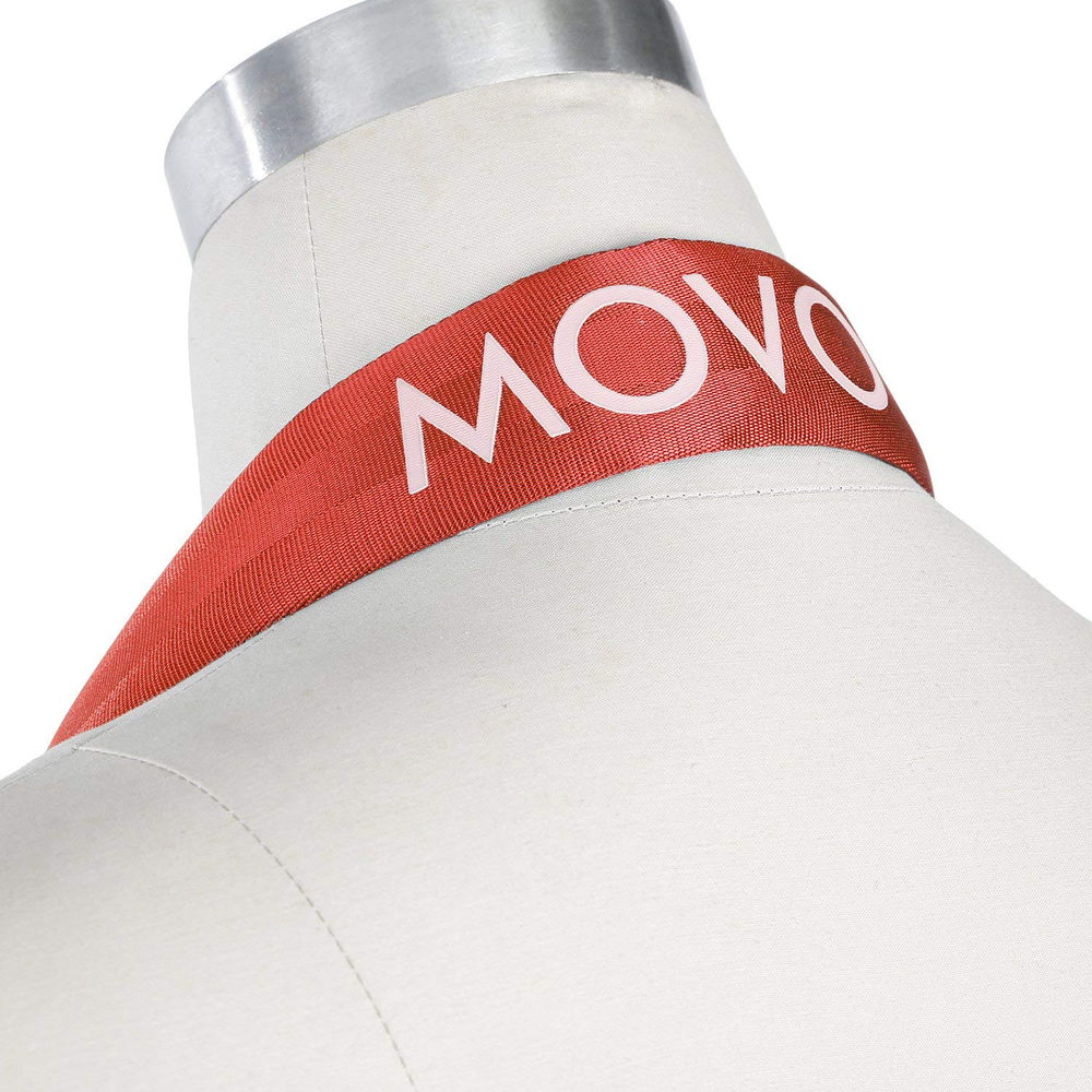 Movo Photo Ultrasoft Nylon-Webbed Shoulder/Sling Camera Strap with Anti-Fatigue Gel Neck Pad (Coral) - Image 6