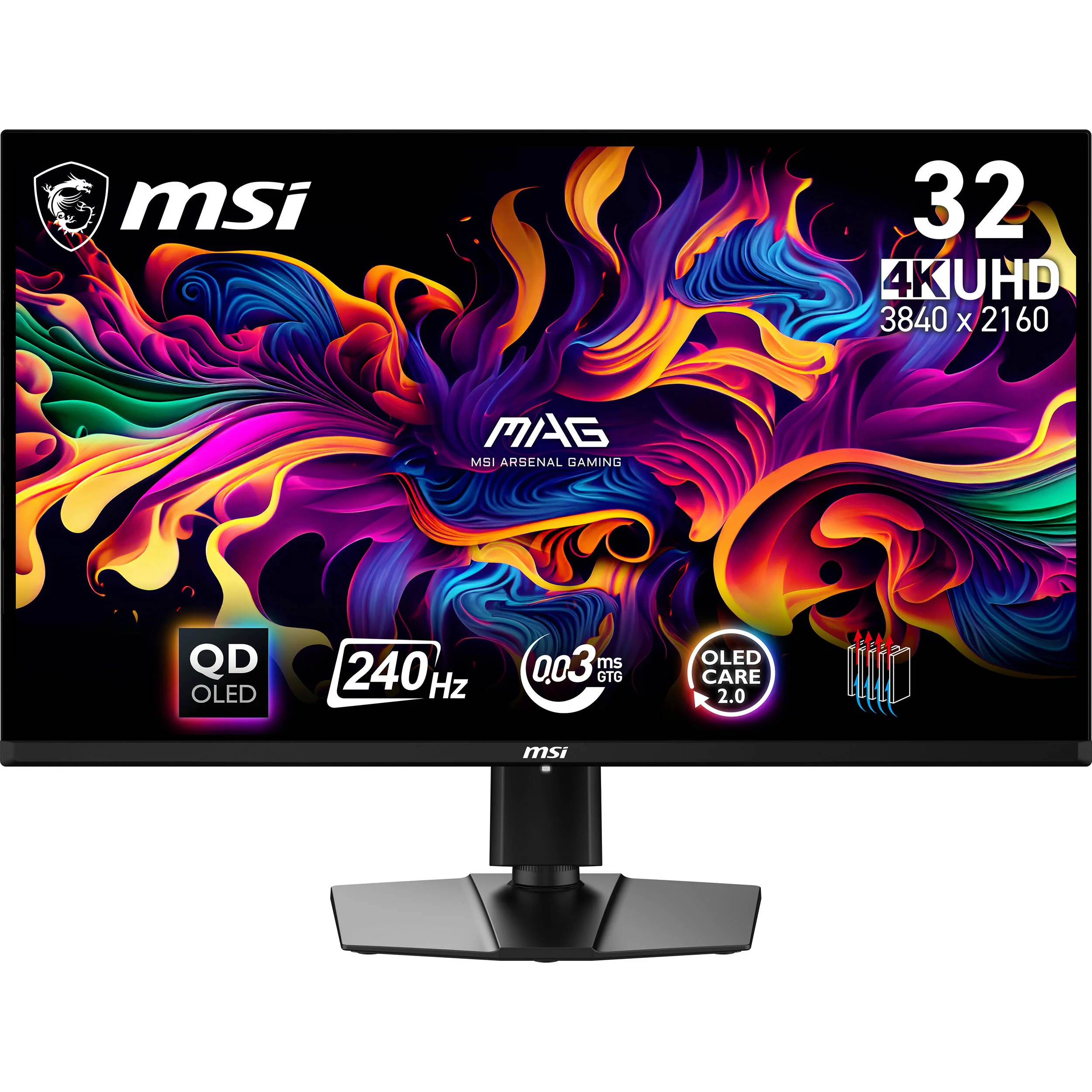 MSI MAG 321UPX QD-OLED 31.5" 4K HDR 240 Hz Gaming Monitor - Image 2