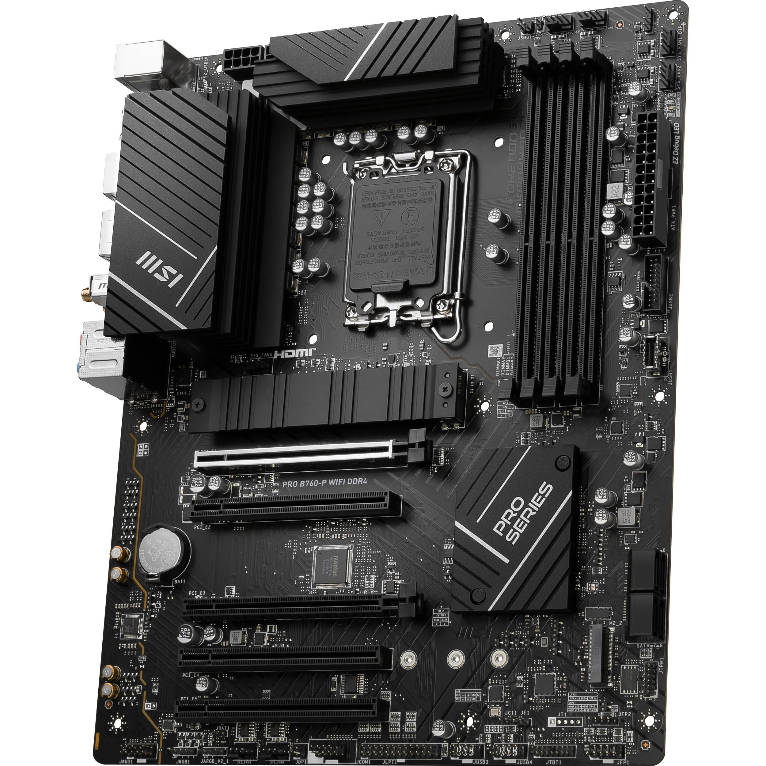 MSI PRO B760-P WIFI DDR4 LGA 1700 ATX Motherboard - Image 3