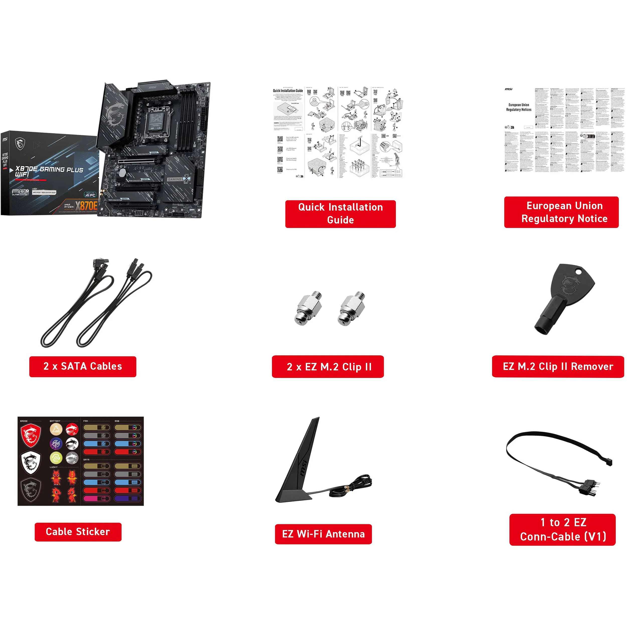 MSI X870E GAMING PLUS WIFI AM5 ATX Motherboard - Image 7
