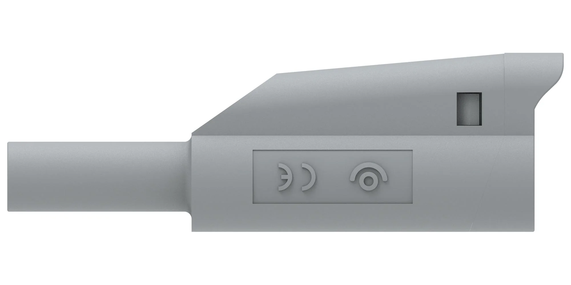 MULTICOMP PRO MP771112 Banana Test Lead, 4mm Banana Plug, Stackable, 4mm Stackable Banana Plug, 2.32 ", 59 mm, Grey - Image 3