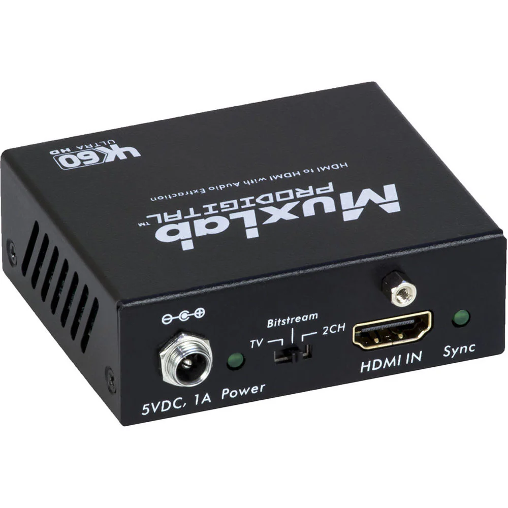 MuxLab 4K/60 HDMI to HDMI Extender with Audio Extraction - Image 3