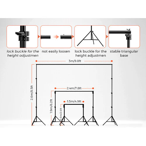 NearStream VK40 Photography LED Lighting Kit - Image 6