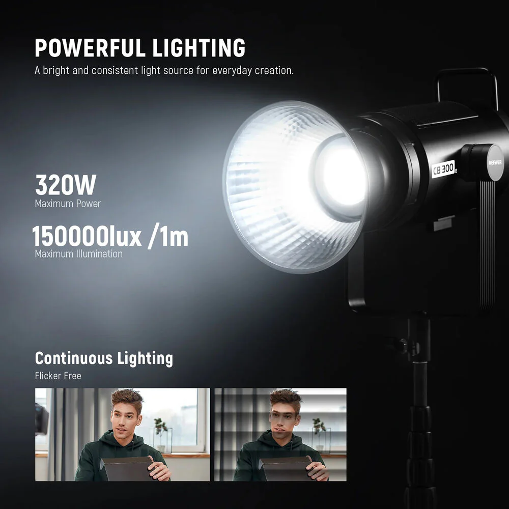 Neewer CB300B Bi-Color LED Monolight - Image 2