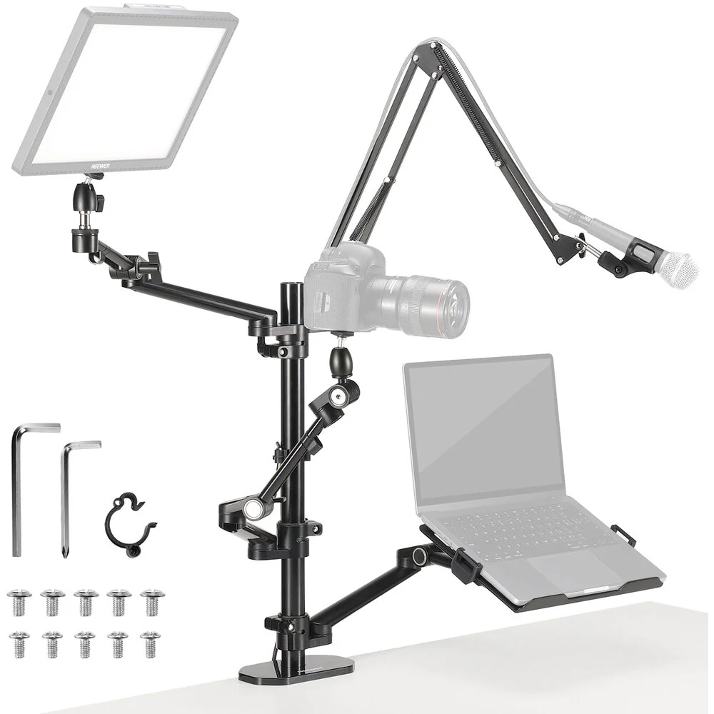Neewer DS007 Overhead Camera Stand Desk Mount Rig
