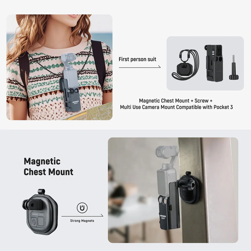 Neewer GP-52 Multifunctional Accessory Kit for DJI Osmo Pocket 3 - Image 4