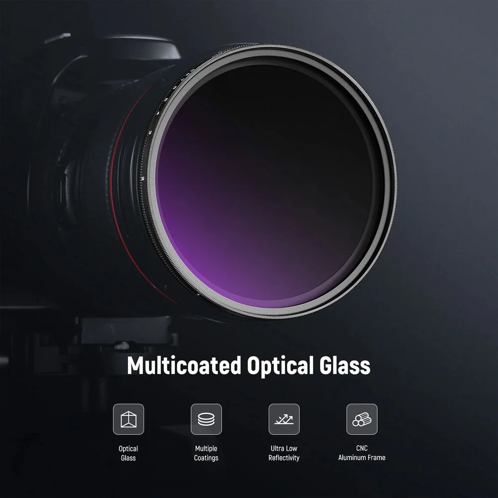 Neewer MRC ND2-ND400 VND Filter with Lens Cap (62mm) - Image 4