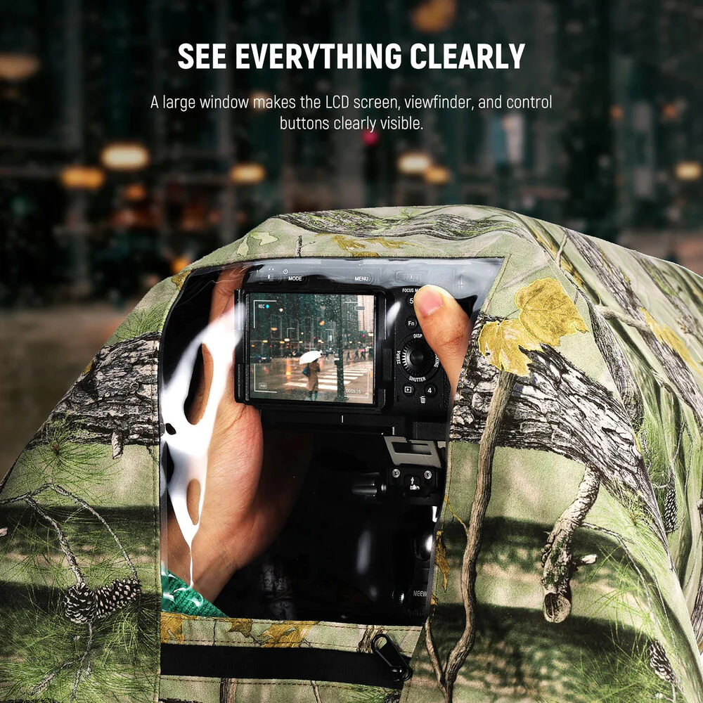 Neewer PB021 Dual-Sided Camouflage Rain Cover (Medium) - Image 6