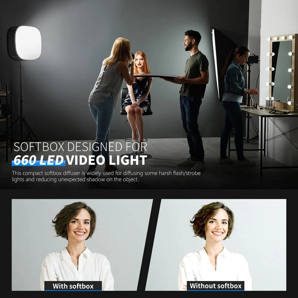 Neewer Softbox for 660 LED Light (1/2 Diffusion) - Image 6