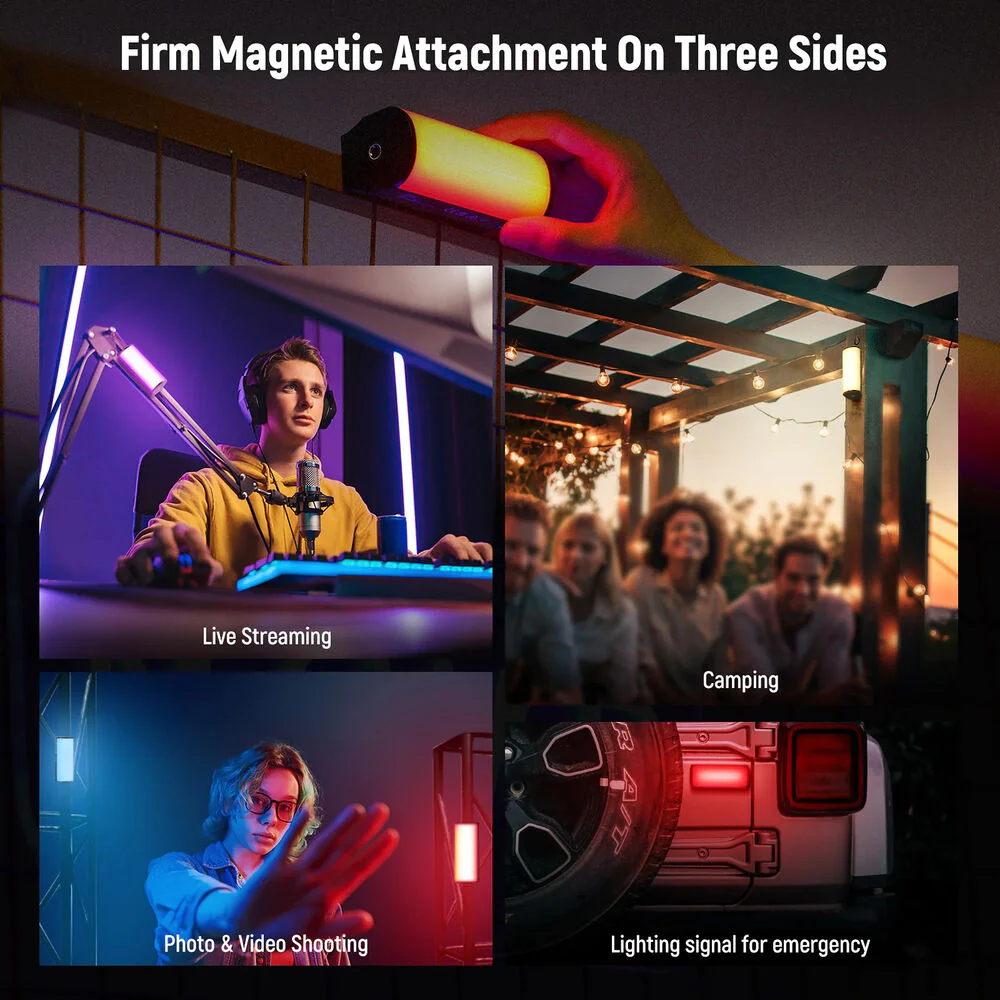 Neewer TL96 RGB Magnetic Handheld Light Stick - Image 5
