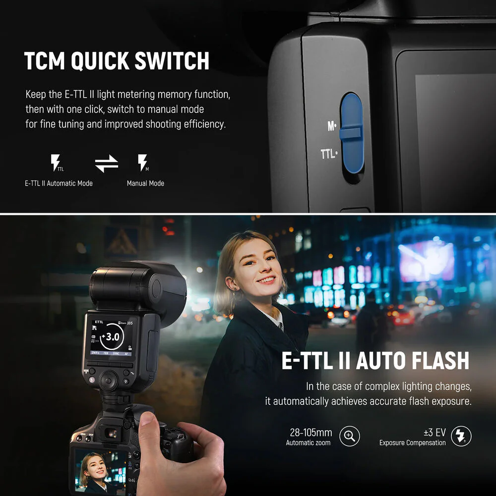 Neewer Z2-N TTL Round Head Flash Speedlite for Nikon (Battery Kit) - Image 5