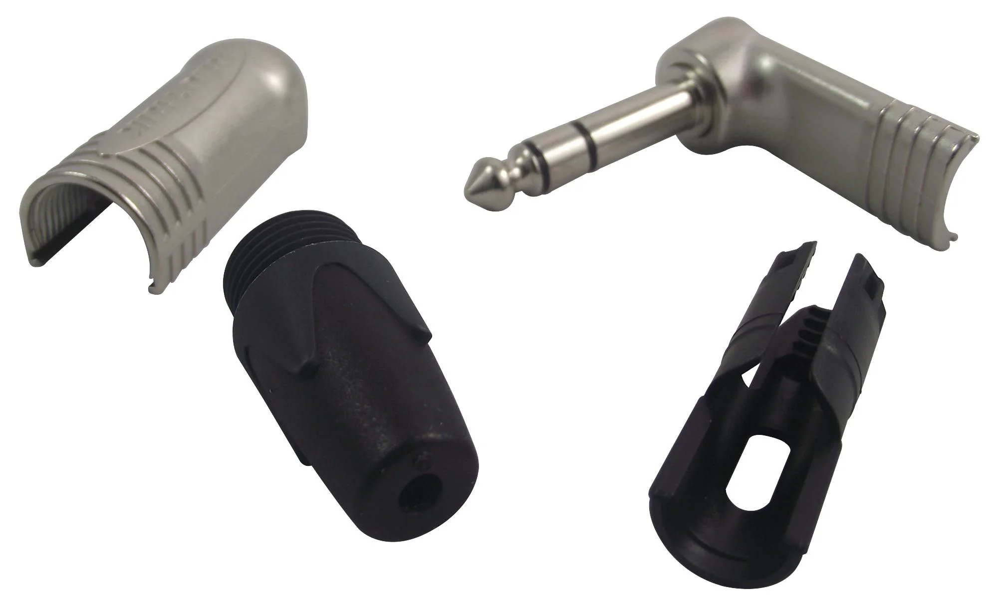 NEUTRIK NP3RX Phone Audio Connector, Professional, 3 Contacts, Plug, 6.35 mm, Cable Mount, Nickel Plated Contacts - Image 2