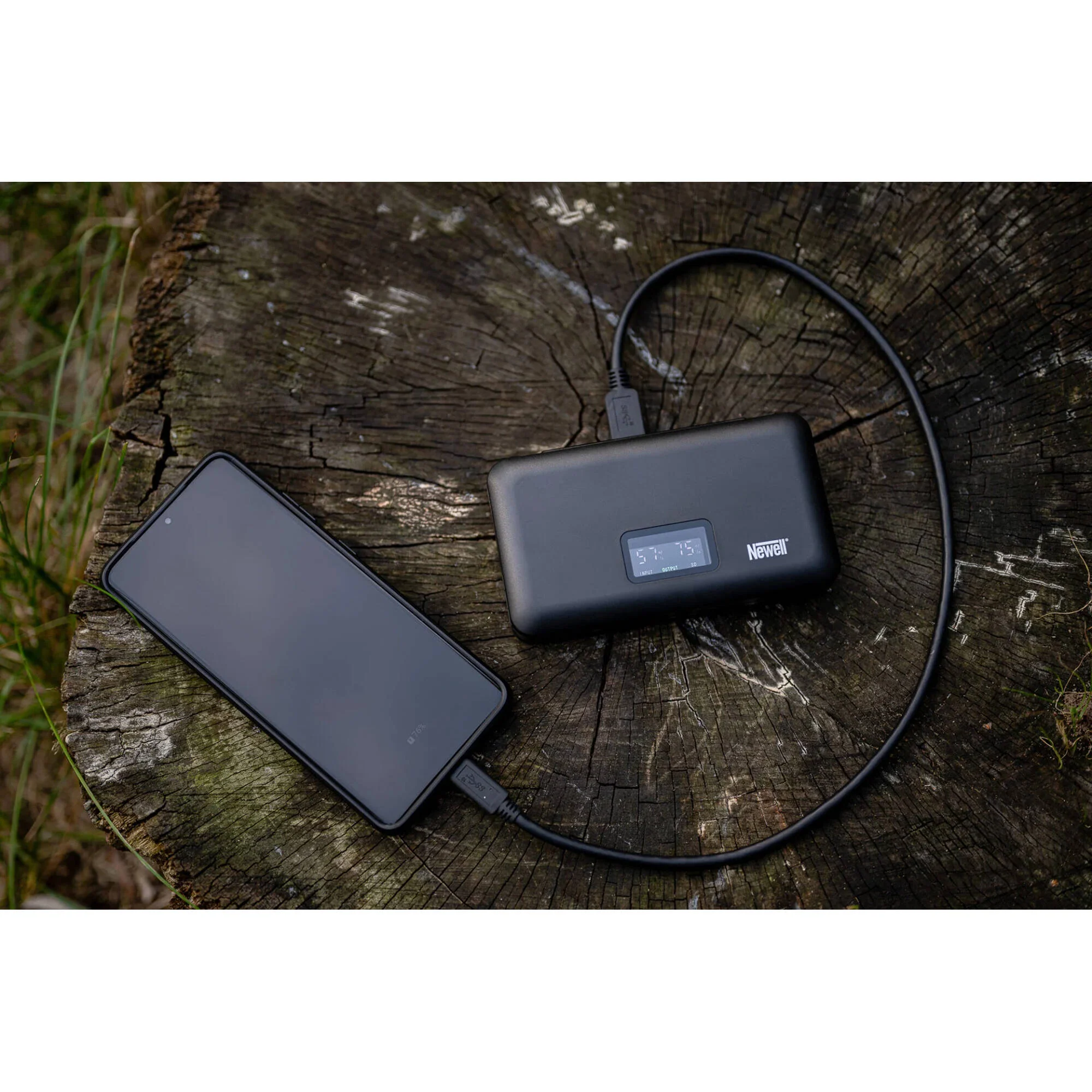 Newell LCD Dual-Channel Charger with SD Card Reader for FUJIFILM NP-W126 Battery - Image 7