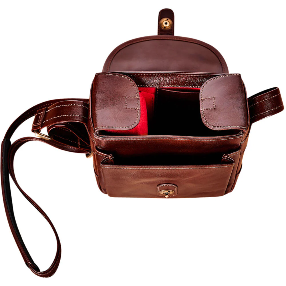Oberwerth Bayreuth Vintage Camera Bag (Brown Leather) - Image 4