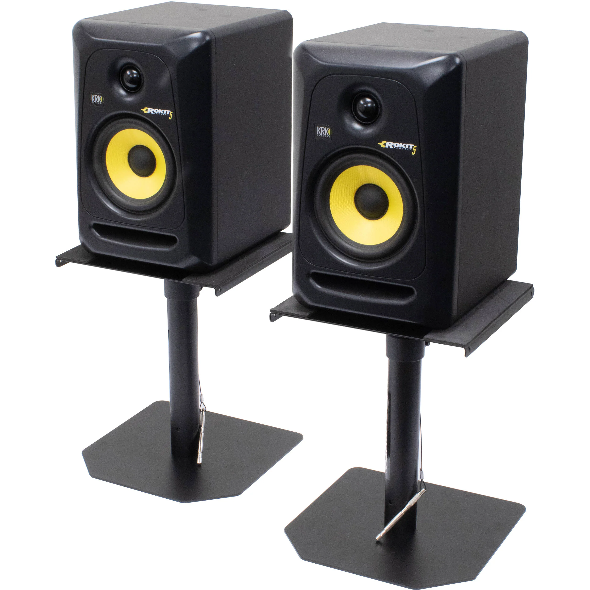 Odyssey Speaker Stands with Flat Surface Base (Pair) - Image 2