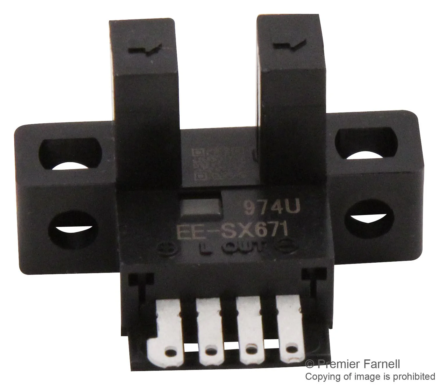 OMRON INDUSTRIAL AUTOMATION EE-SX671 PHOTO INTERRUPTER, THROUGH BEAM, 5MM - Image 2