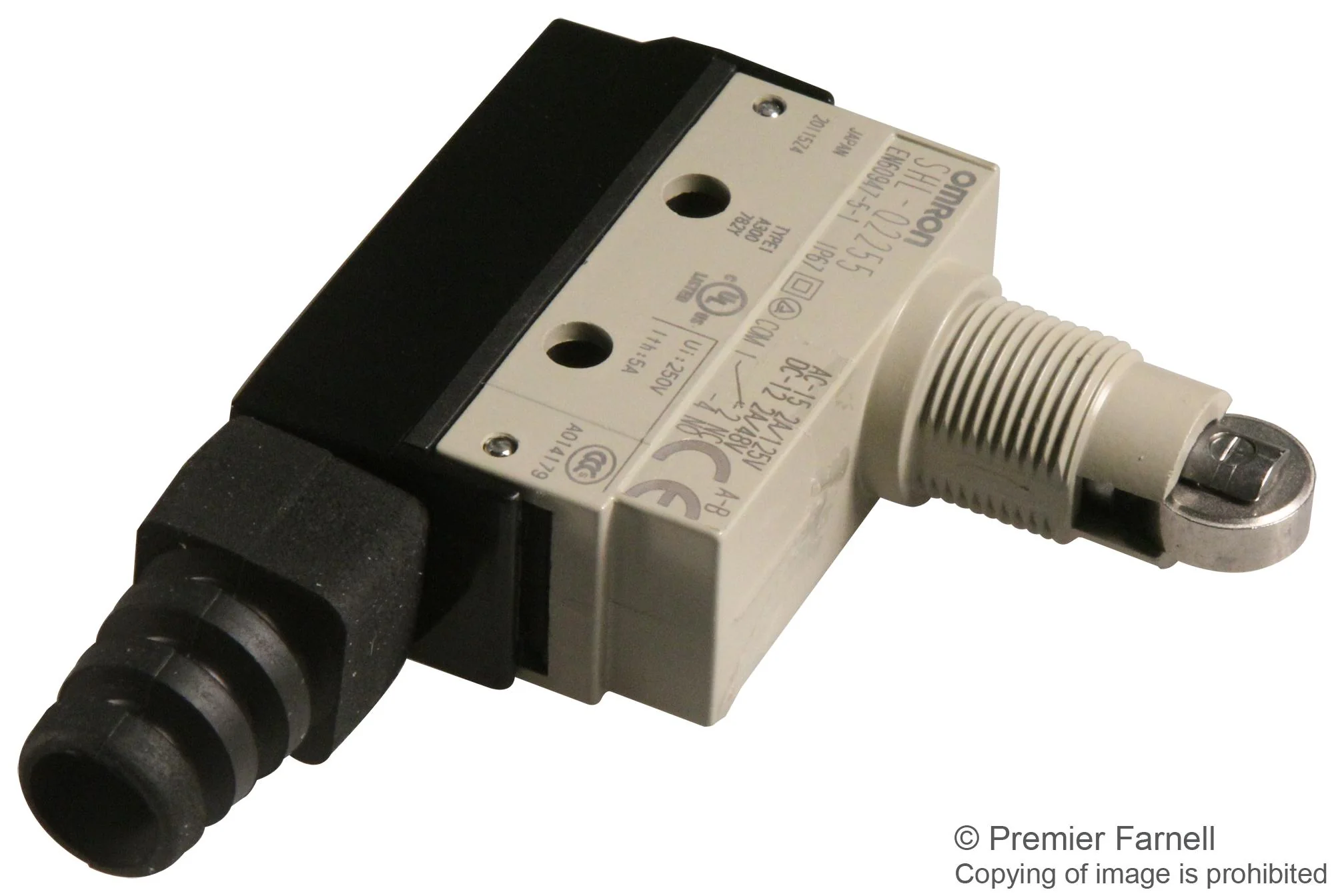 Omron SHL-Q2255 Microswitch Snap Action Roller Plunger Spdt Screw 10 A 250 VDC - Image 2