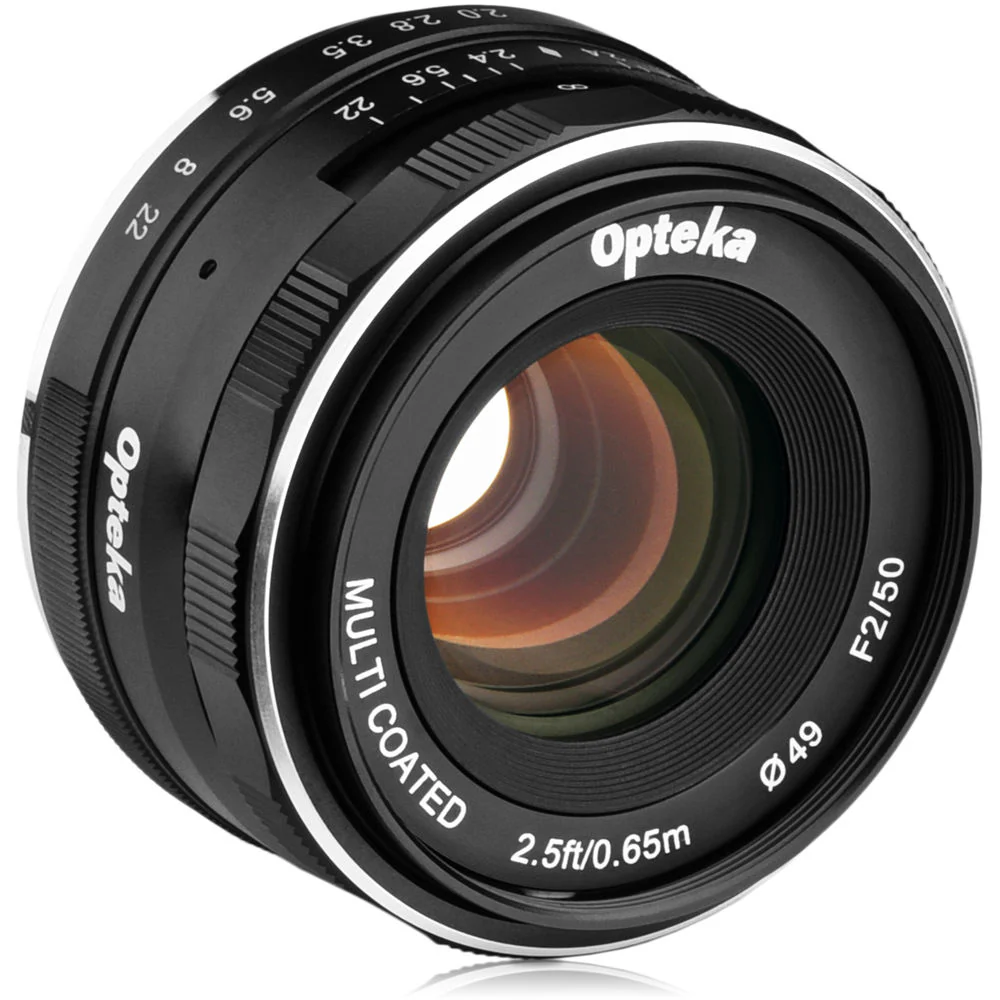 Opteka 50mm f/2 Lens for Fujifilm X - Image 3