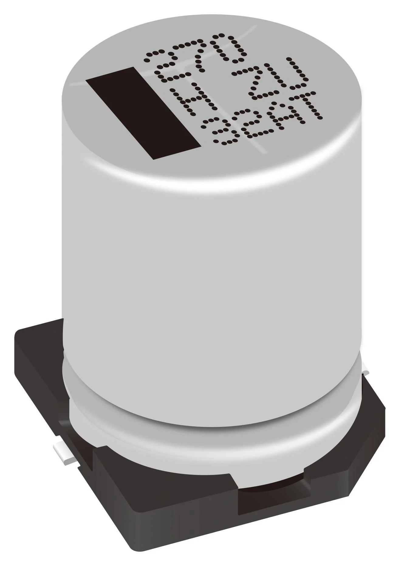 PANASONIC EEHZU1J181UP Hybrid Aluminium Electrolytic Capacitor, 180 µF, ± 20%, 63 V, Radial Can - SMD, 0.01 ohm