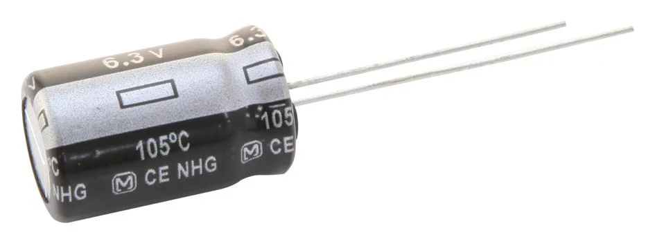 PANASONIC EEUFS1E222B Electrolytic Capacitor, 2200 µF, 25 V, ± 20%, Radial Leaded, 10000 hours @ 105°C, Polar