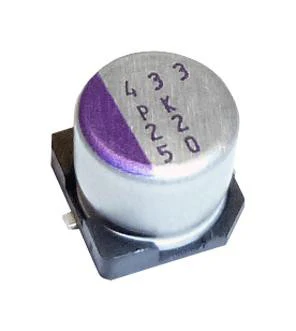 PANASONIC ELECTRONIC COMPONENTS 35SVPK47M Capacitor, 47 µF, 35 V, OS-CON SVPK Series, Radial Can - SMD, 0.027 ohm, 1000 hours @ 125°C