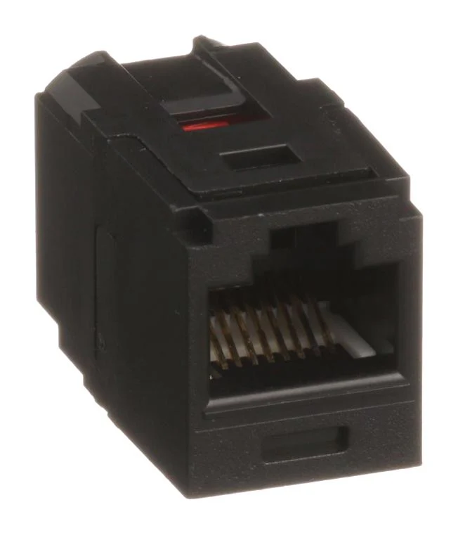 Panduit CC688BL Category 6 RJ45 8-POSITION 8-WIRE Universal Coupler Module BLACK. 75M6460 New - Image 2