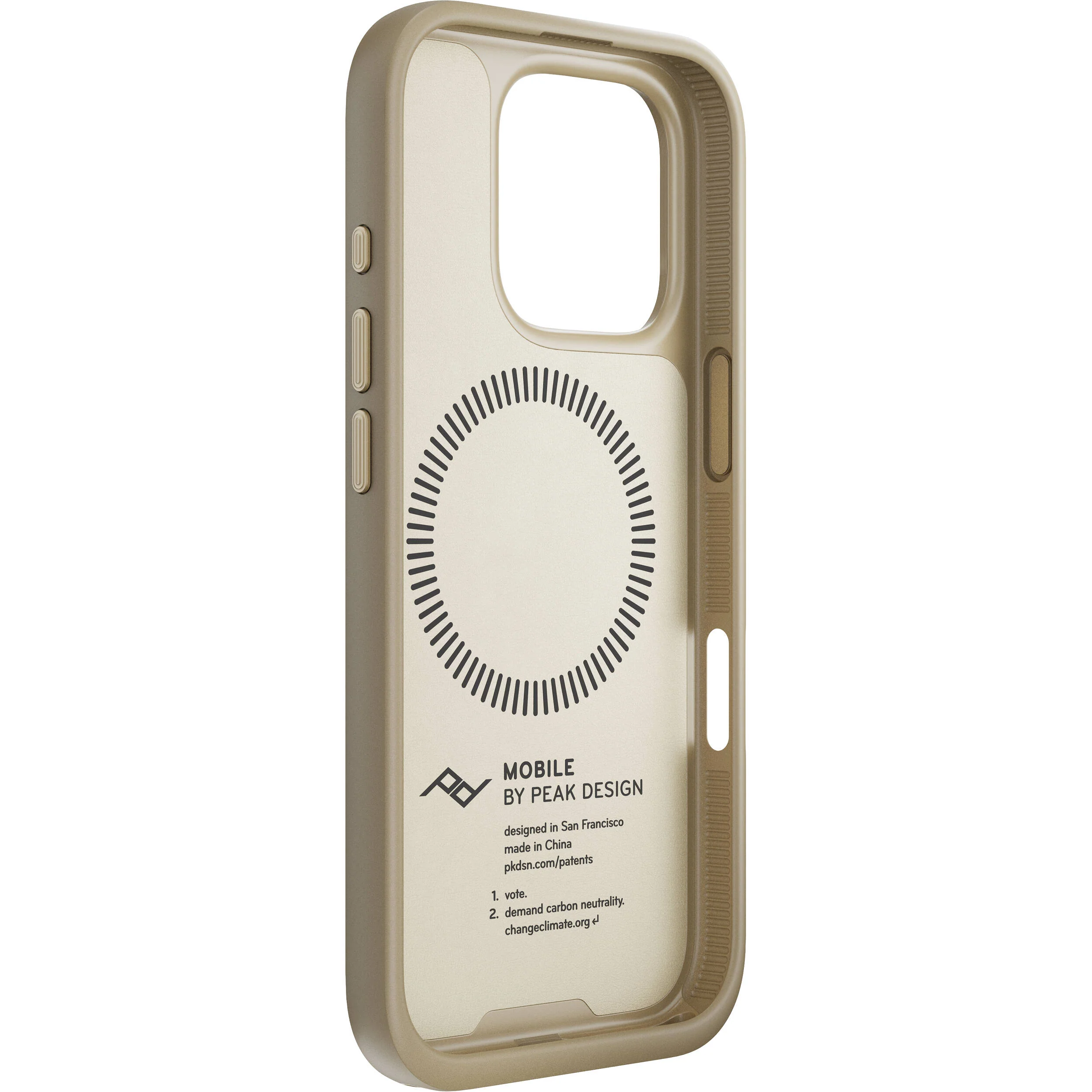 Peak Design Mobile Everyday Clarino Case for iPhone 16 Pro (Bone) - Image 4