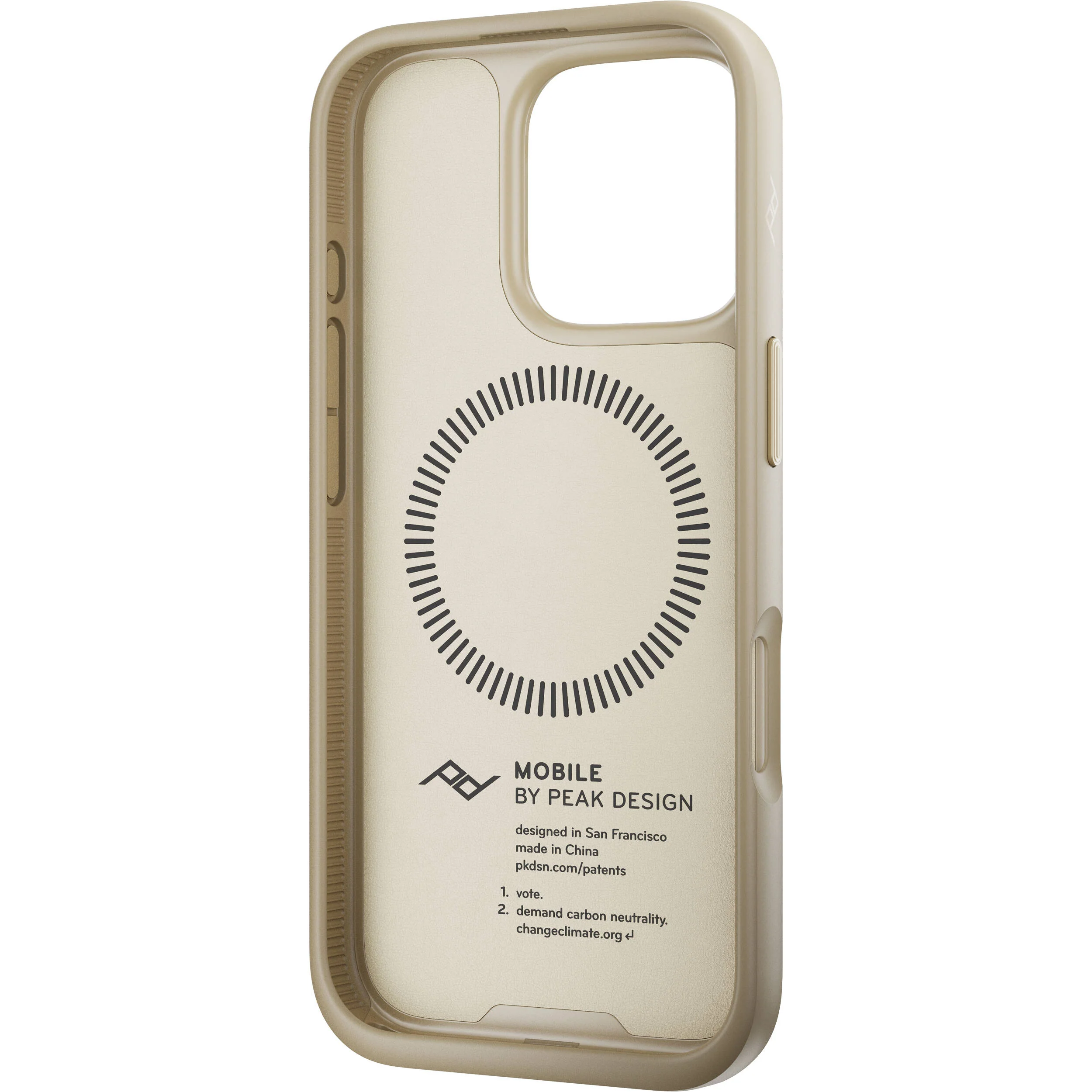 Peak Design Mobile Everyday Clarino Case for iPhone 16 Pro (Bone) - Image 6