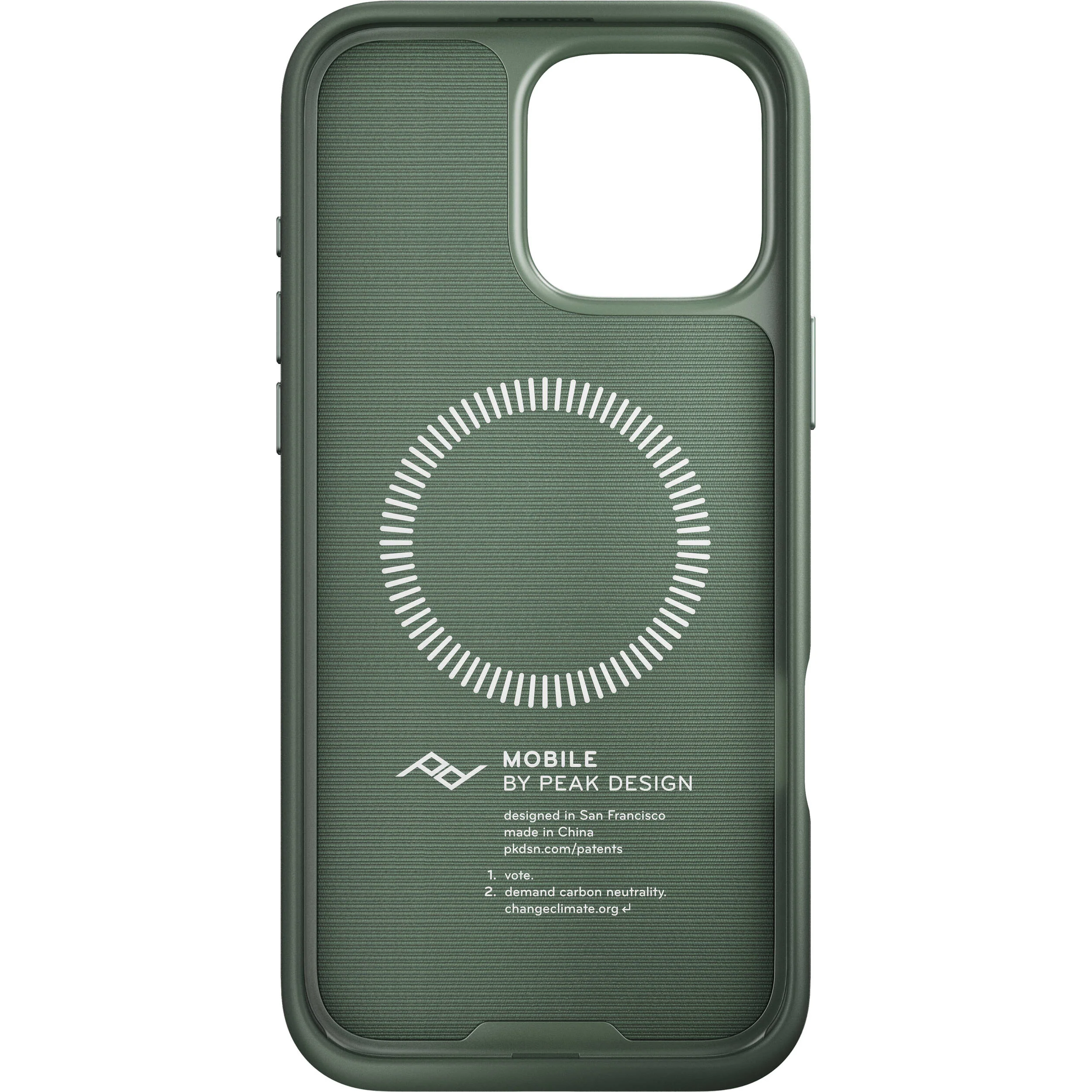 Peak Design Mobile Everyday Fabric Case for iPhone 16 Pro Max (Sage) - Image 5