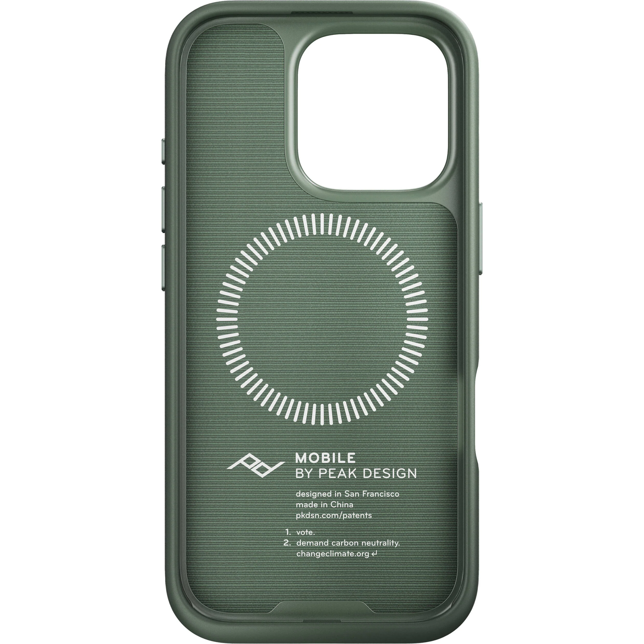 Peak Design Mobile Everyday Fabric Case for iPhone 16 Pro (Sage) - Image 5