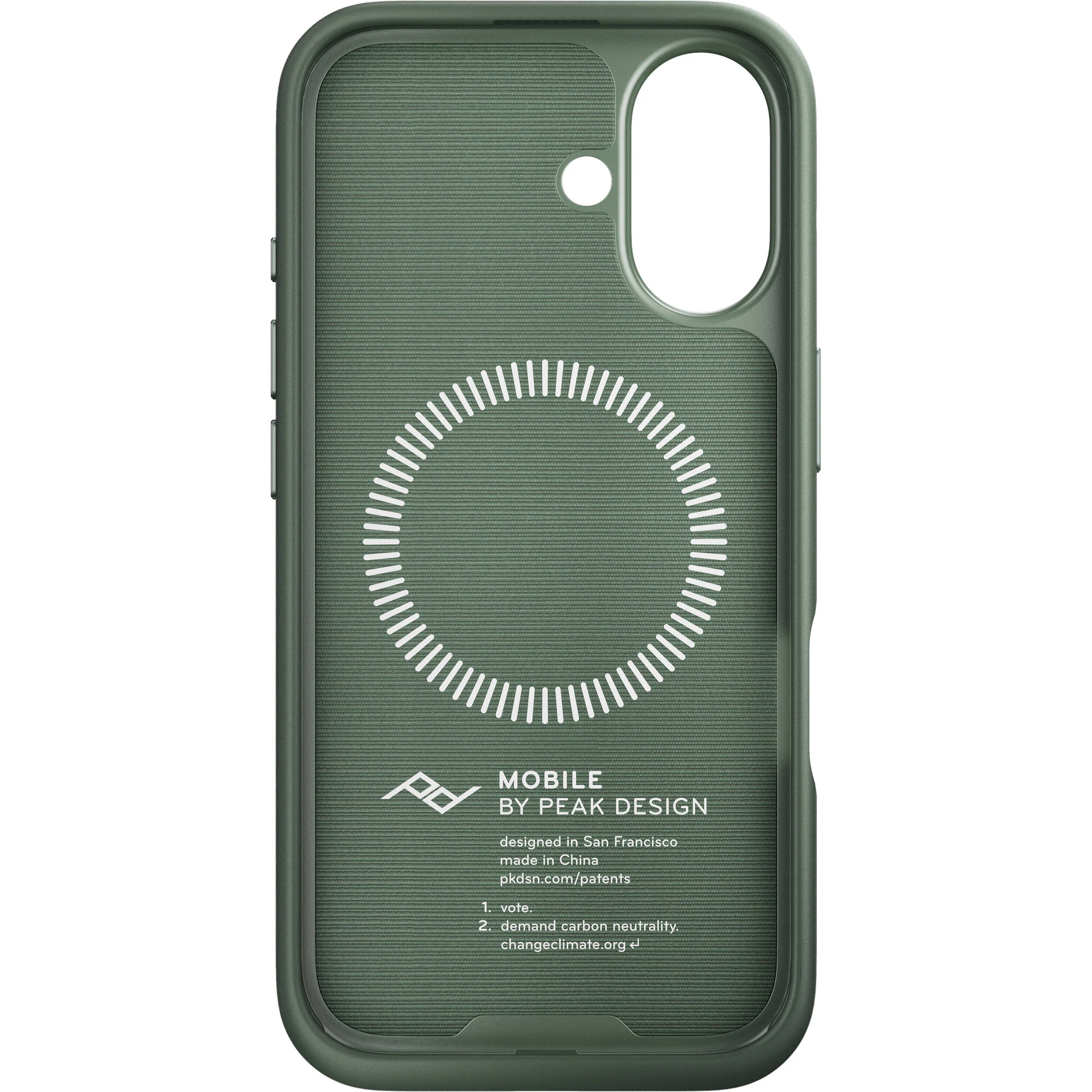 Peak Design Mobile Everyday Fabric Case for iPhone 16 (Sage) - Image 5