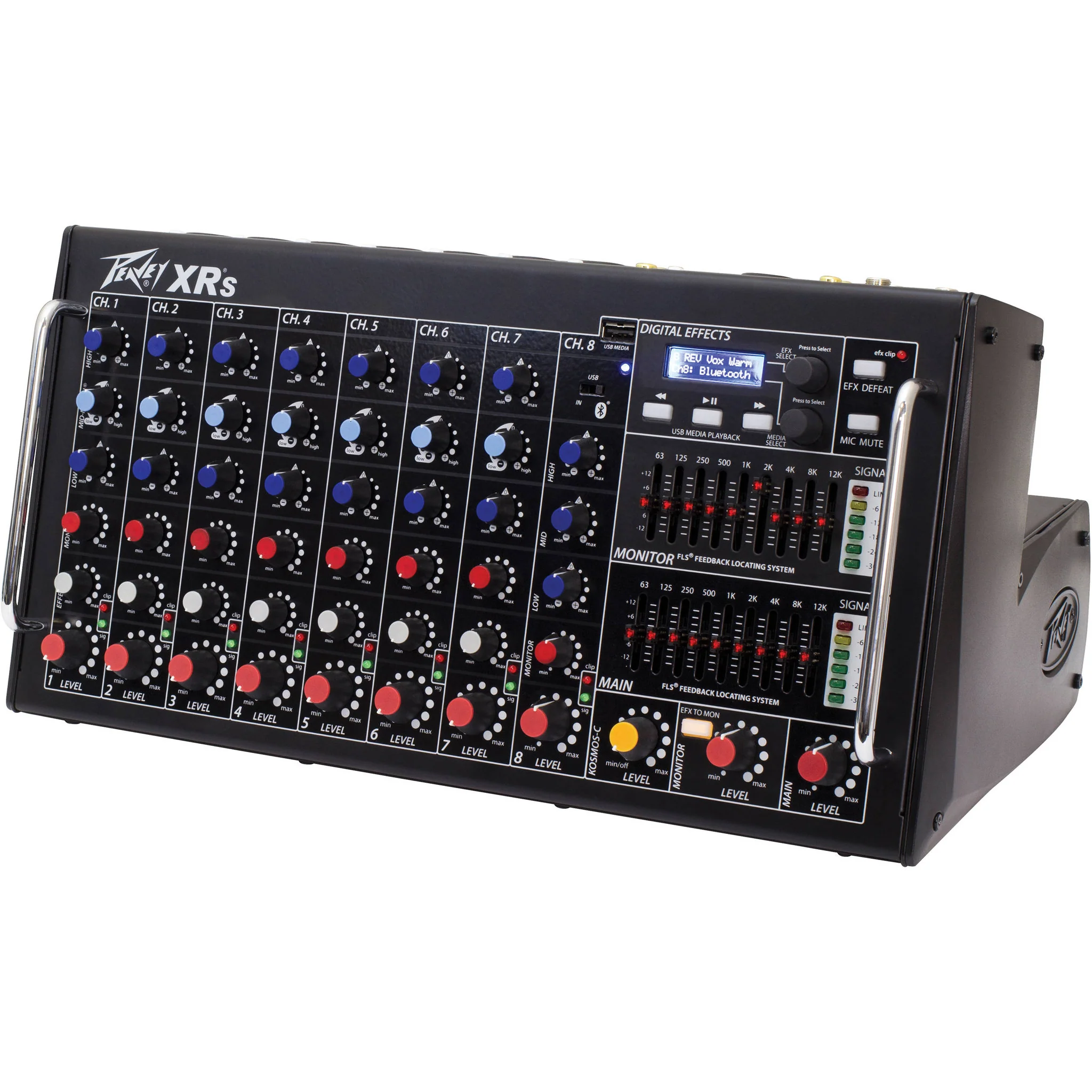 Peavey XR S 8-Channel Powered Mixer with Bluetooth (1,000 W) - Image 2