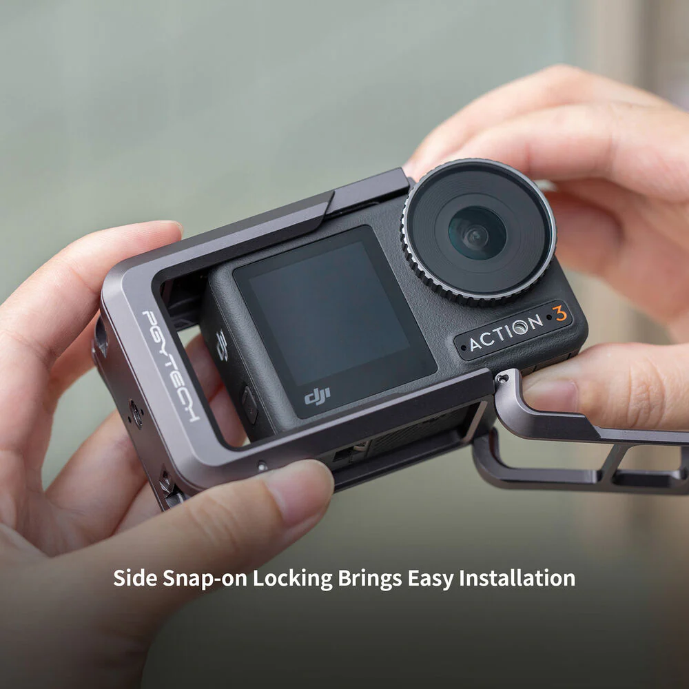 PGYTECH Camera Cage for DJI Osmo Action 3 and 4 - Image 4