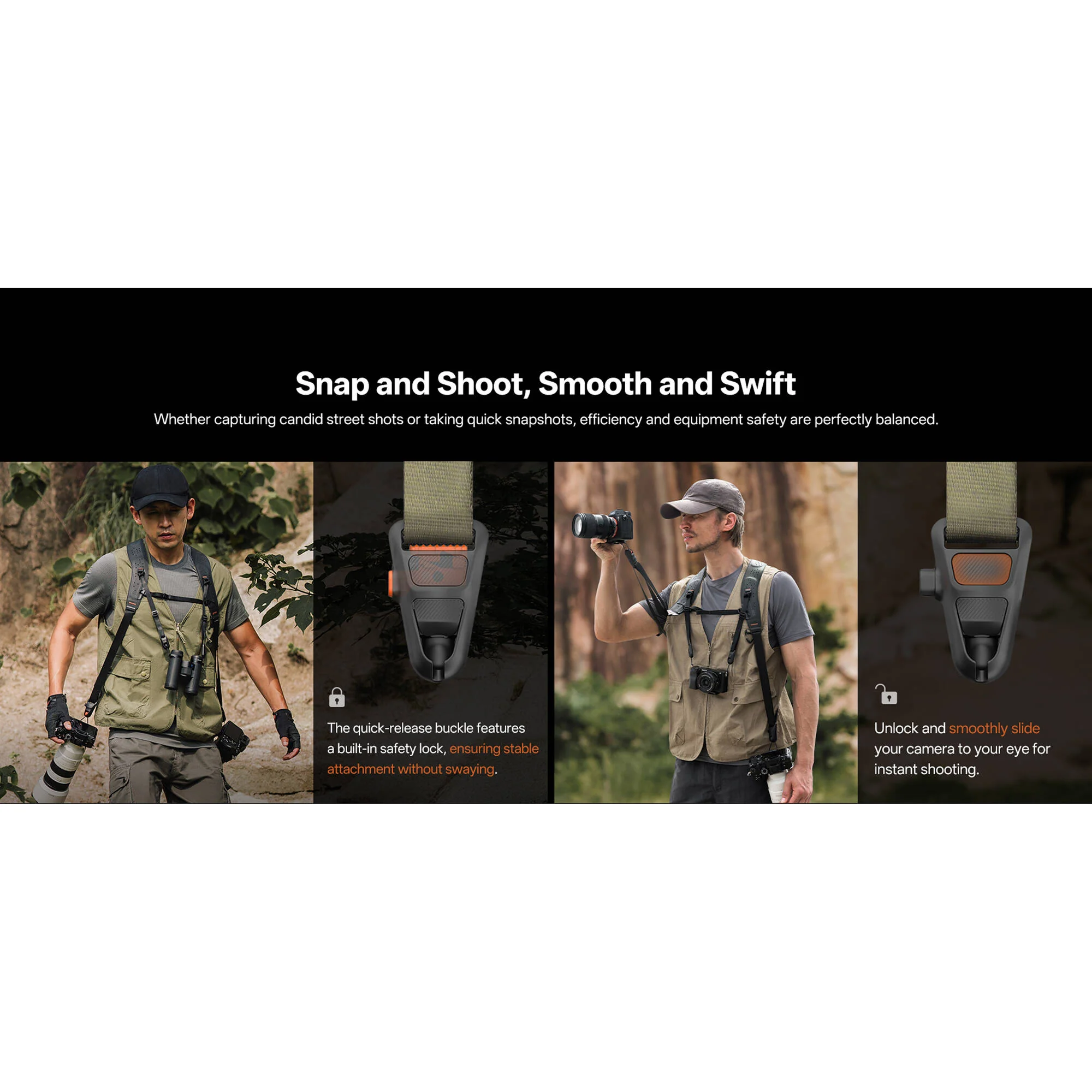 PGYTECH Camera Strap Master (Wilderness Green) - Image 3