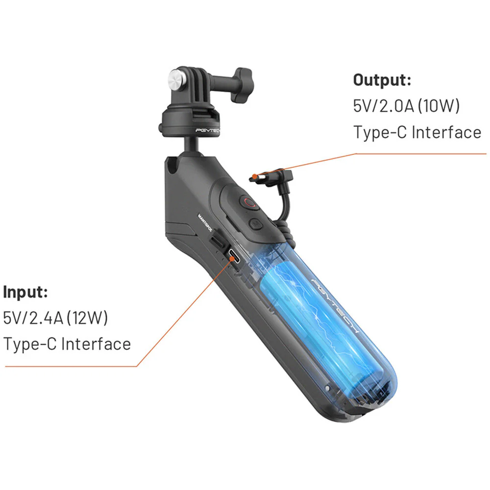 PGYTECH CapLock MantisPod Power Grip (Insta360 Edition) - Image 3