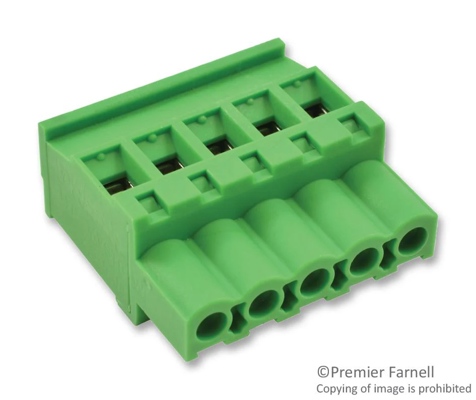 PHOENIX CONTACT 1792786 Pluggable Terminal Block, 5.08 mm, 5 Ways, 24AWG to 12AWG, 2.5 mm&sup2;, Screw, 12 A GTIN UPC EAN: 4017918045210 MVSTBW 2,5/ 5-ST-5,08 - Image 2