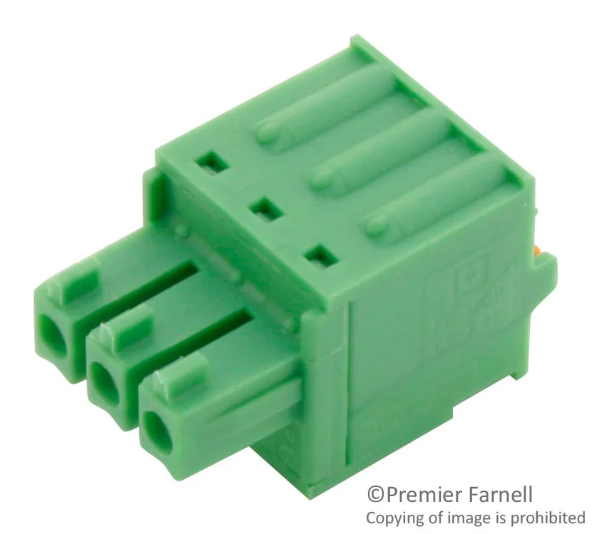 Phoenix Contact FK-MCP 15/3-ST-3.81 FK-MCP 15/3-ST-3.81 Pluggable Terminal Block 3.81 mm 3 Ways 26AWG to 16AWG 1.5 mm&Acirc;&sup2; Push In 8 A - Image 2